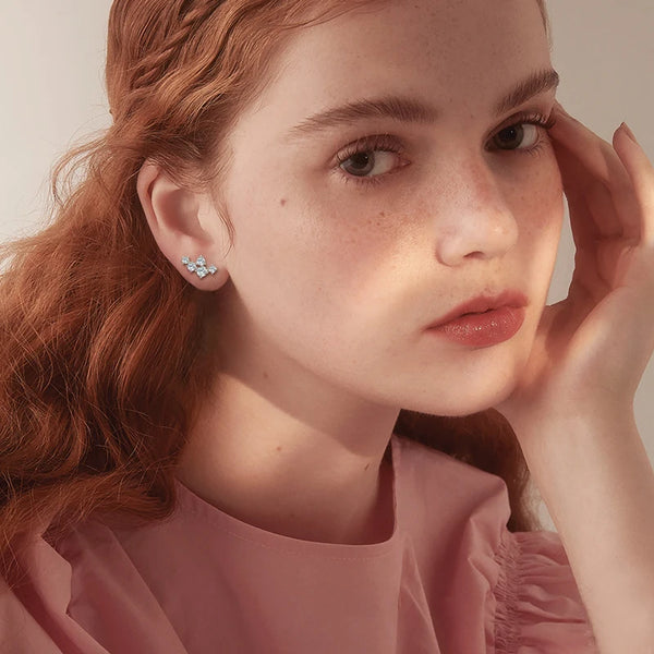 Dazzling Moissanite Stud Earrings