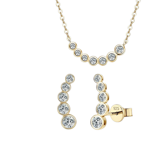 Sparkling Moissanite Jewelry Set - CoFuze™