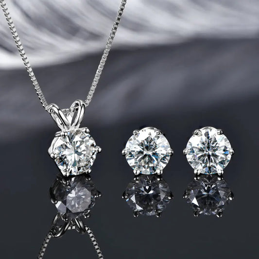 Sparkling Moissanite Jewelry Set - CoFuze™