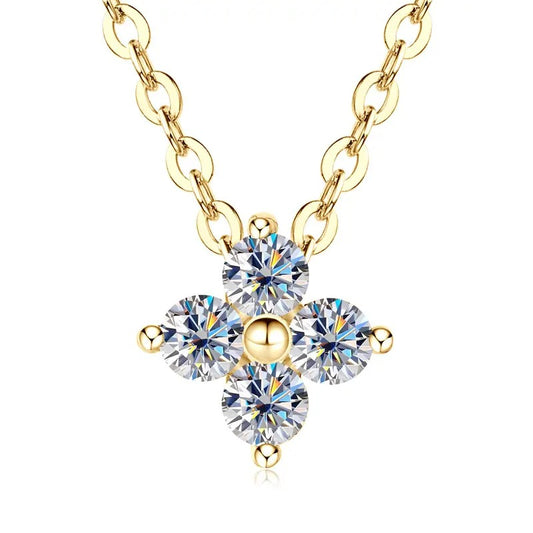 Lucky Clover Moissanite Necklace - CoFuze™