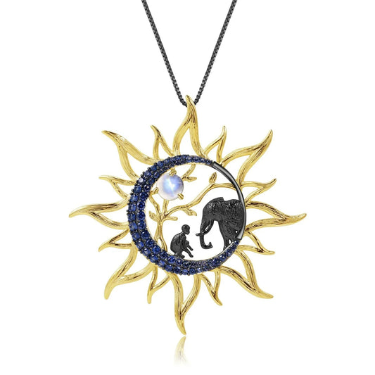 Sun Moon Elephant Pendant - CoFuze™