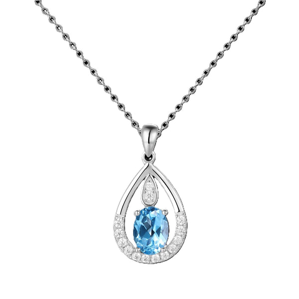 Collier élégant en topaze