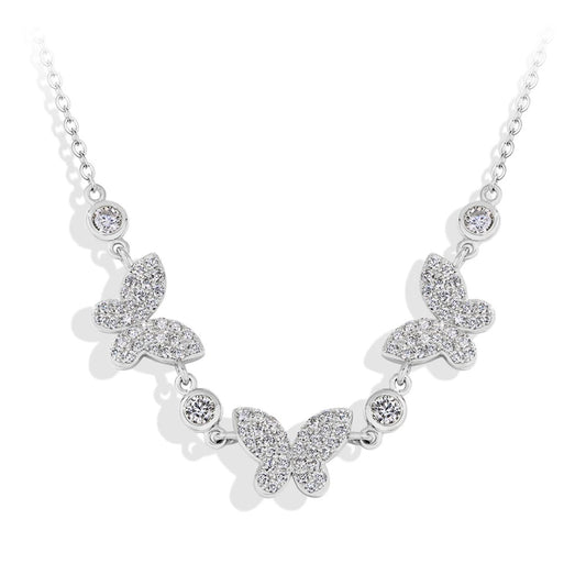 Shimmering Butterfly Necklace - CoFuze™