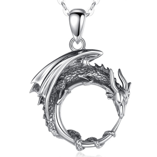 Mystic Dragon Silver Necklace - CoFuze™