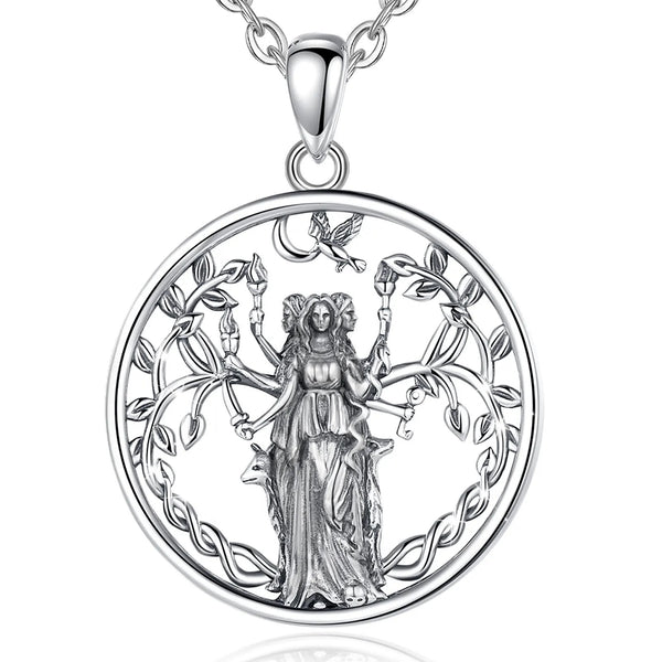 Sterling Silver Moon Necklace