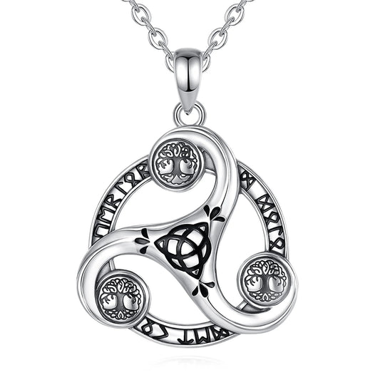 Viking Rune Silver Necklace - CoFuze™
