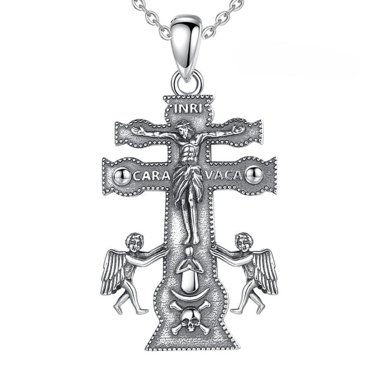Cherub Angel Cross Necklace - CoFuze™