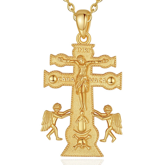 Cherub Angel Cross Necklace - CoFuze™