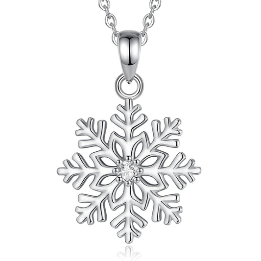 Winter's Heart Zircon Snowflake Pendant - CoFuze™