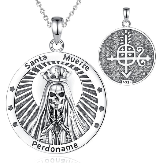 Vintage Santa Muerte Necklace - CoFuze™