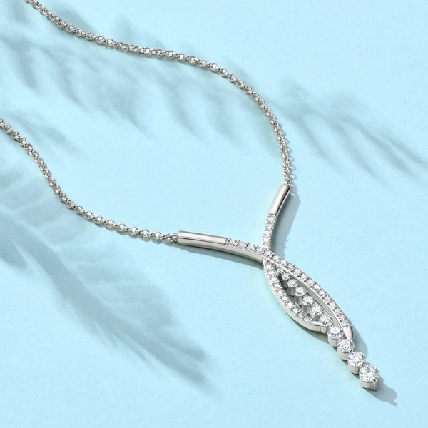 Moissanite Sparkle Necklace