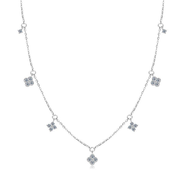 Sparkling Clover Moissanite Necklace - CoFuze™