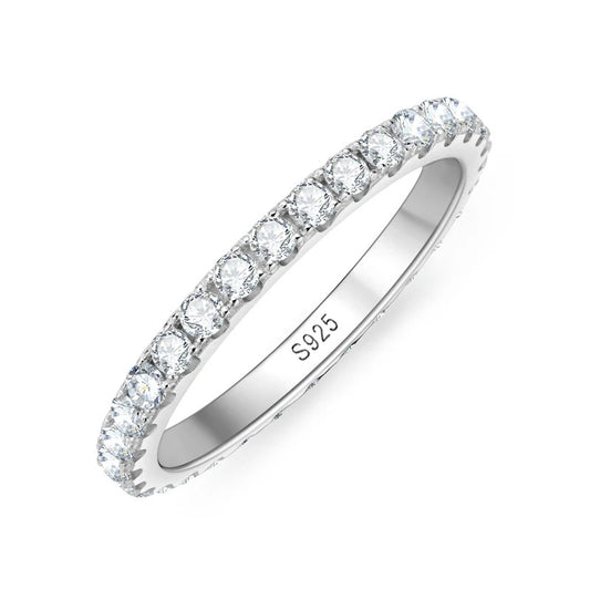 Gleaming Moissanite Eternity Band - CoFuze™