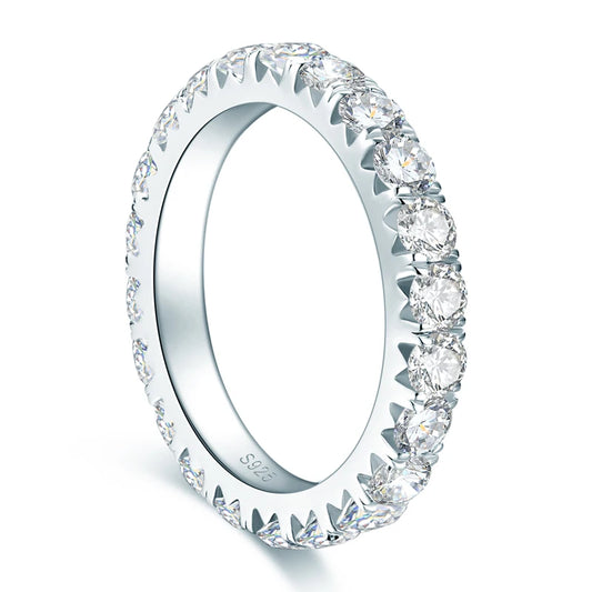 Dazzling Silver Eternity Ring - CoFuze™