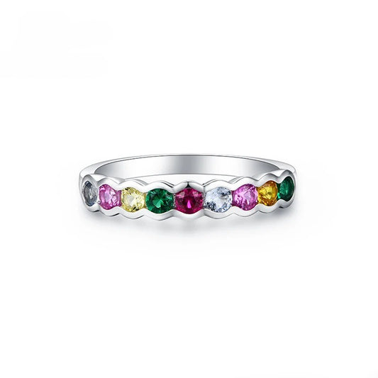 Sparkling Corundum Silver Ring - CoFuze™