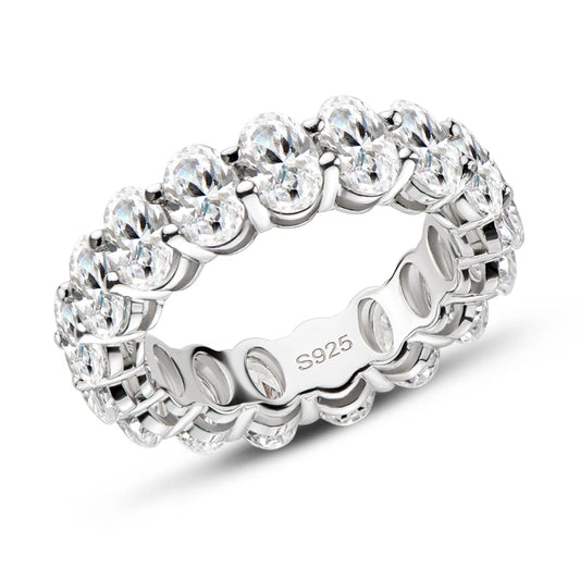 Sparkling Silver Eternity Ring - CoFuze™