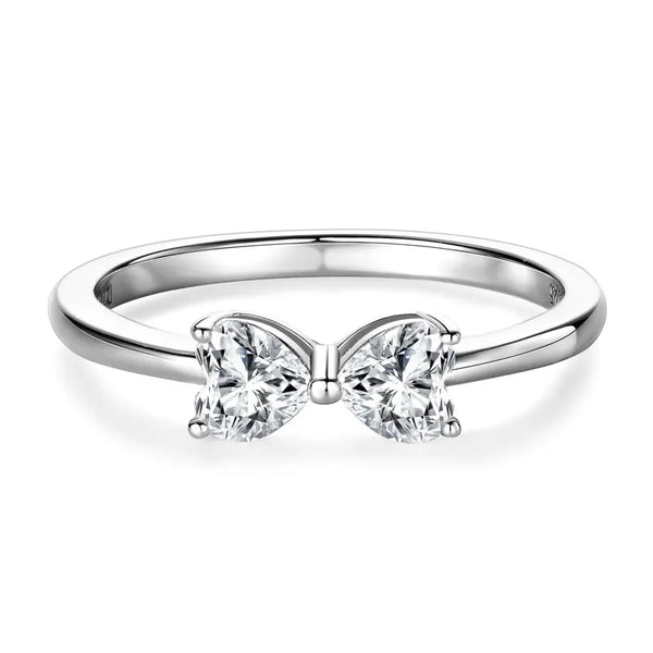Elegant Bowknot Silver Ring - CoFuze™