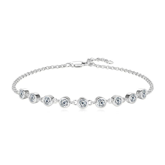 Dazzling Moissanite Women's Bracelet