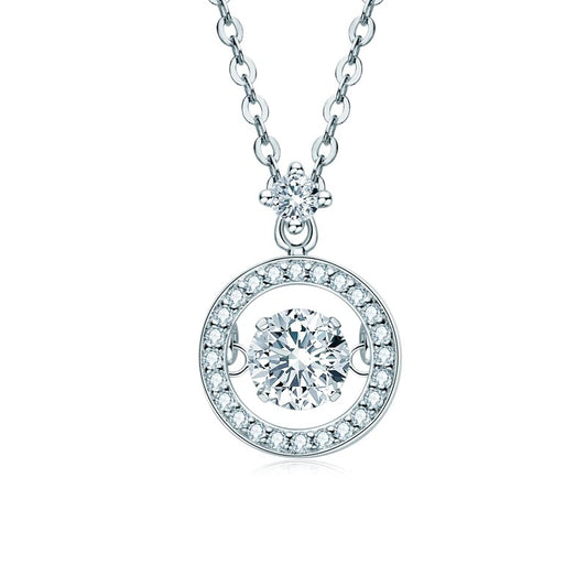 Radiant Moissanite Pendant Necklace