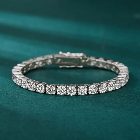 Brilliant Moissanite Tennis Bracelet