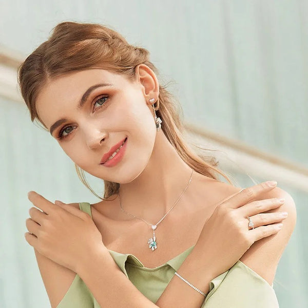 Charming Heart & Bear Necklace