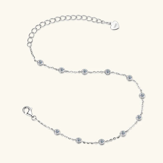 Sparkling Moissanite Bracelet