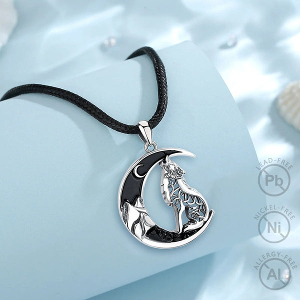Mystical Wolf Moon Pendant