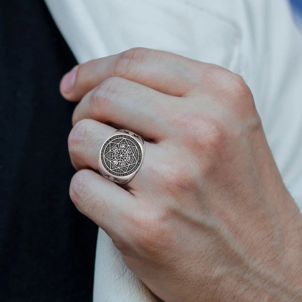 Seven Archangels Amulet Ring