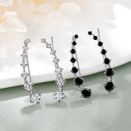 Sparkling Star Moissanite Earrings