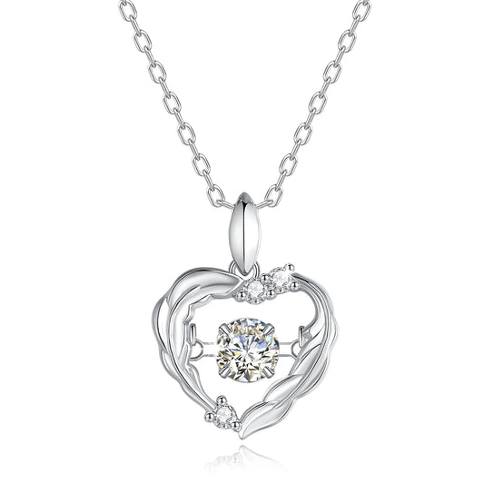 Heart Sparkle Pendant Necklace