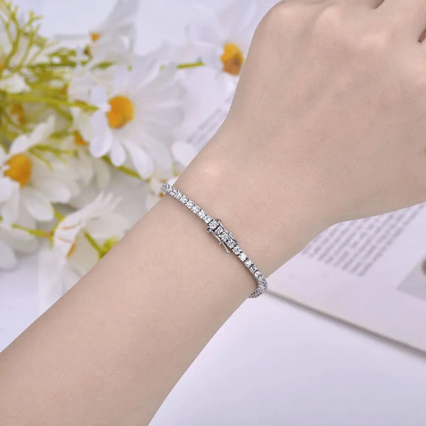 Brilliant Moissanite Tennis Bracelet