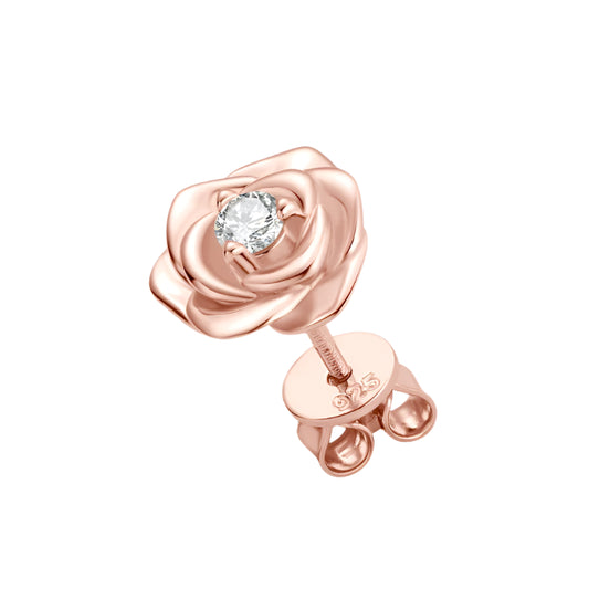 Timeless Rose Moissanite Earrings