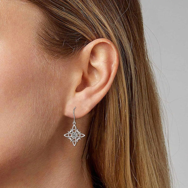 Sterling Silver Witch Knot Earrings