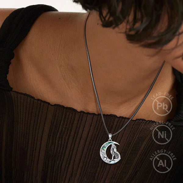 Mystical Wolf Moon Pendant