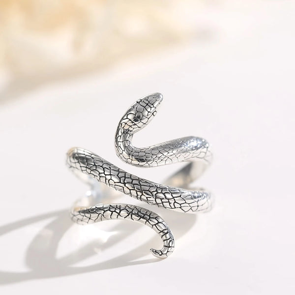 Sterling Silver Cobra Ring