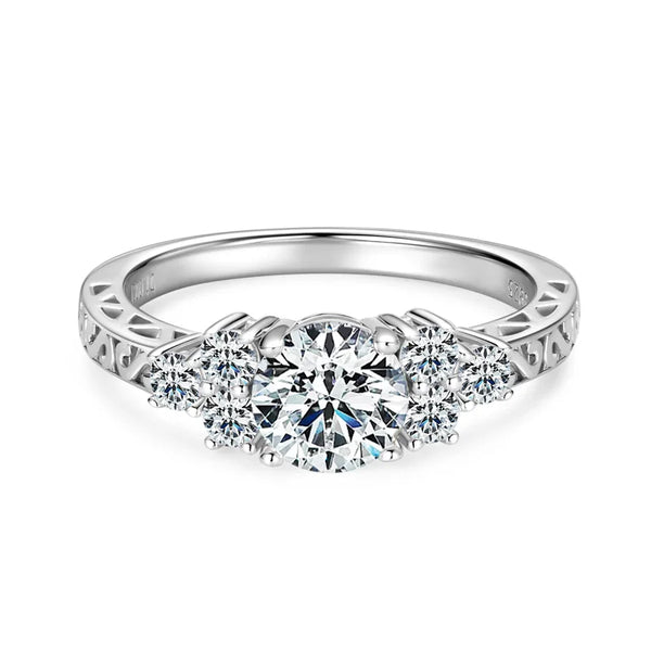 Elegant Moissanite Sparkle Ring
