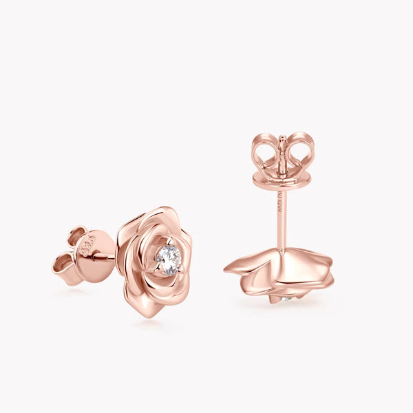 Timeless Rose Moissanite Earrings