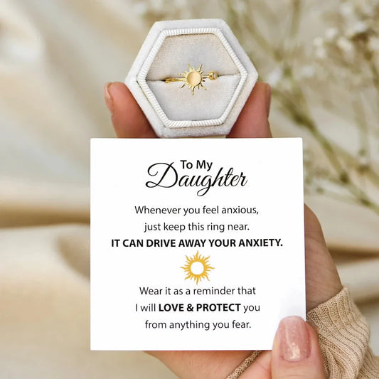 Sun Fidget Ring Gift Set