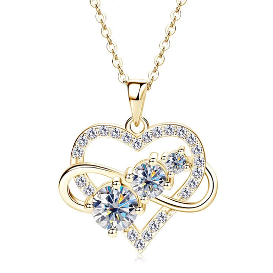 Heart & Infinity Necklace