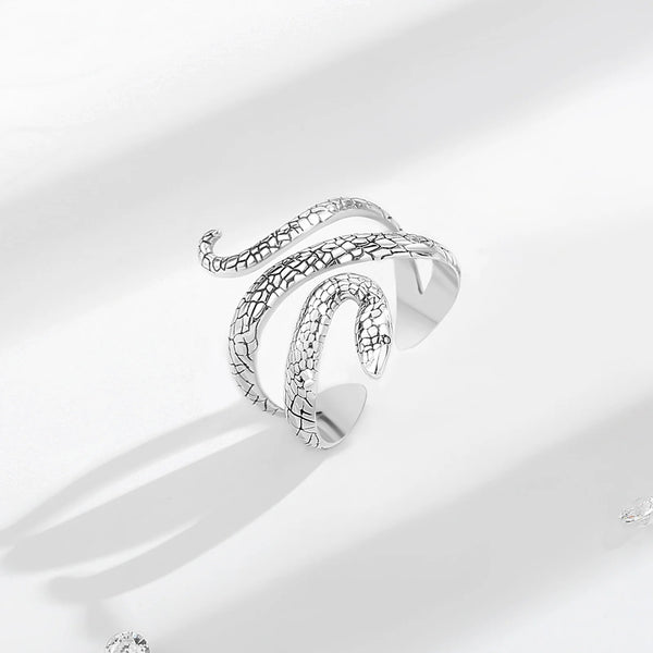 Sterling Silver Cobra Ring