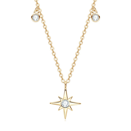 Sparkling Star Pendant Necklace