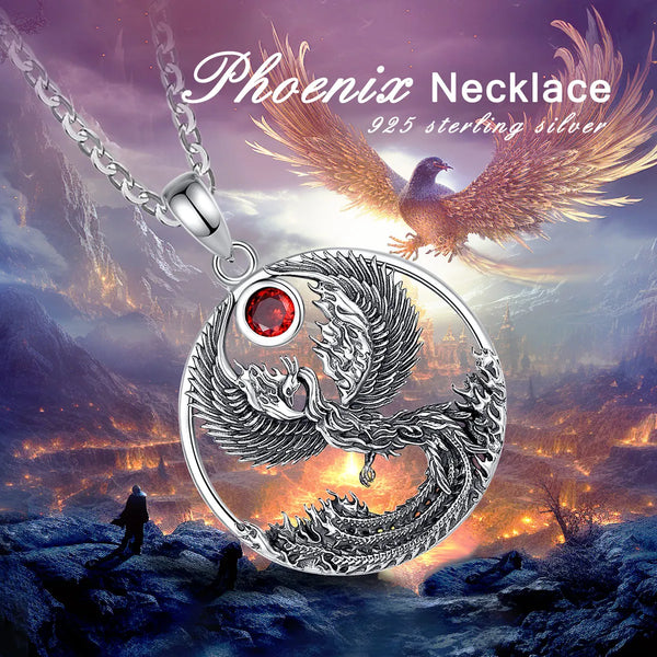 Phoenix Sun Sterling Necklace