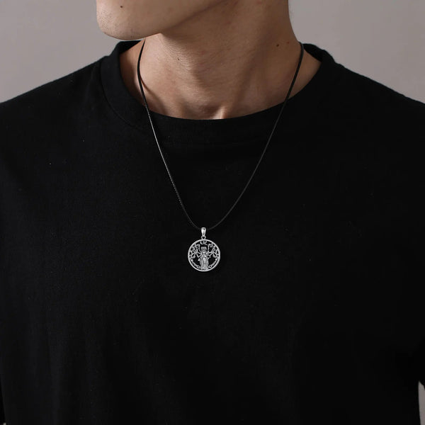 Sterling Silver Moon Necklace