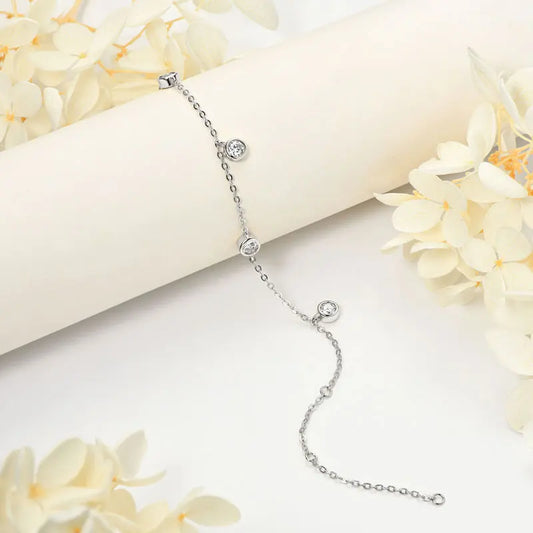 Sparkling Silver Elegance Bracelet