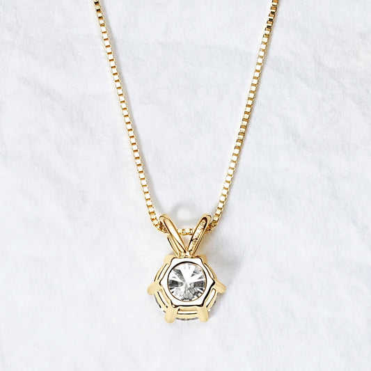 Radiant Moissanite Necklace