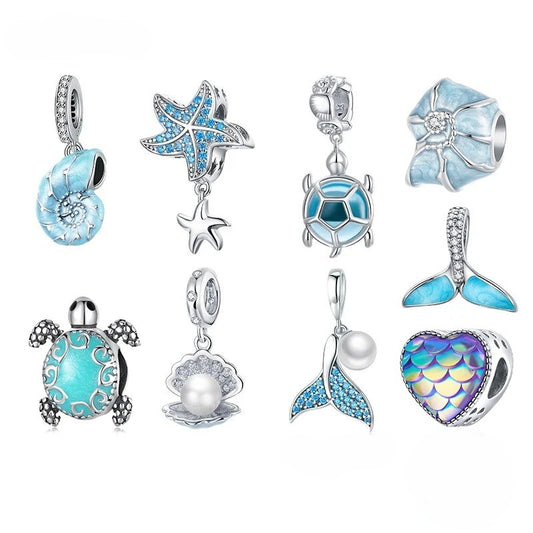 Ocean Series 925 Silver Charms
