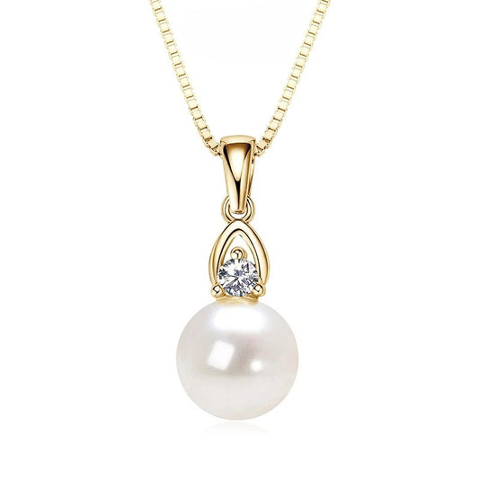 Collier pendentif perle arche
