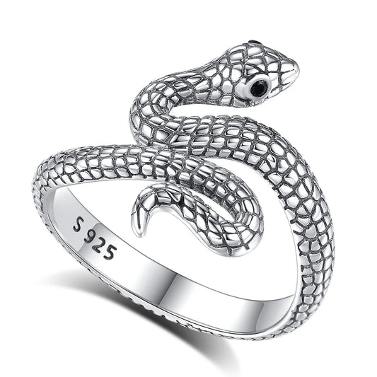 Mystic Snake Silver Ring