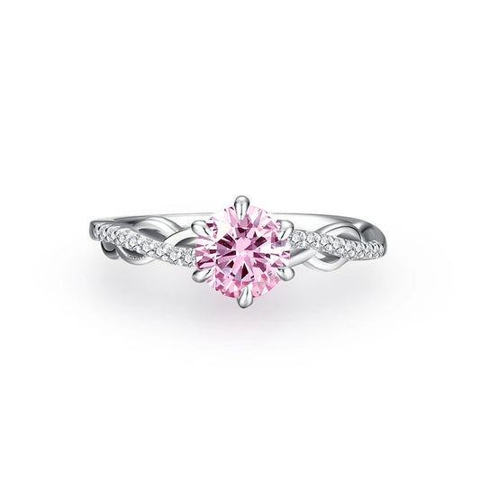 Sparkle Pink Promise Ring