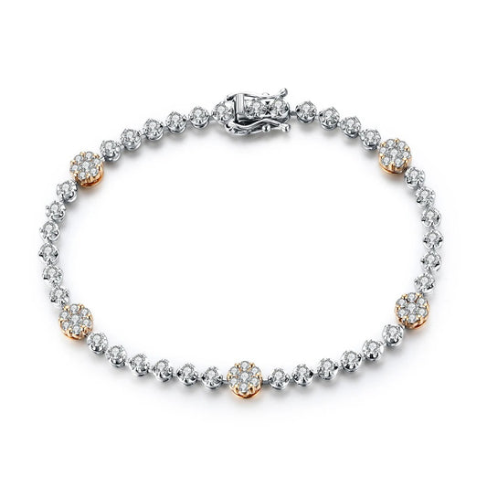 GlimmerSparkle Tennis Bracelet